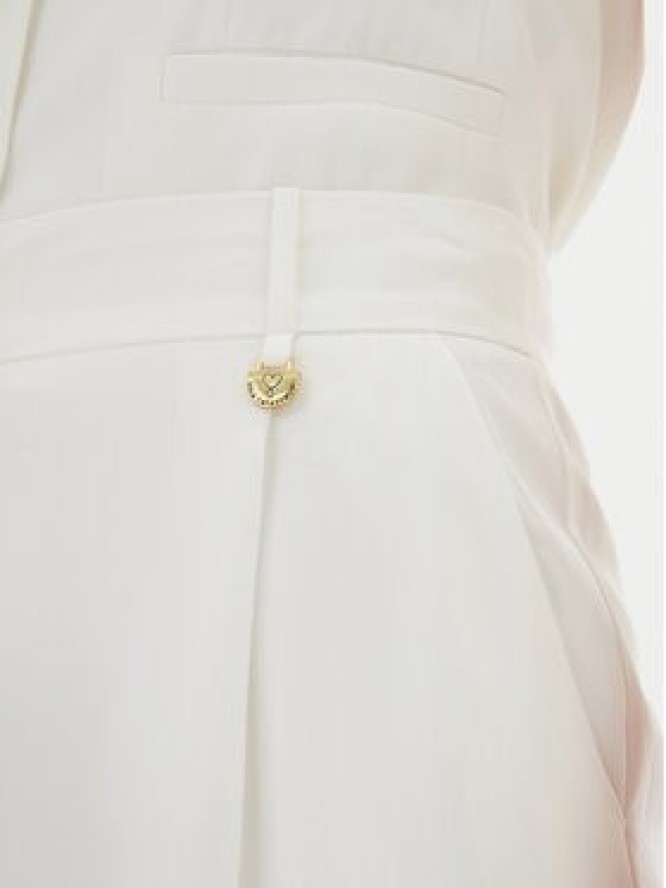 LOLA CASADEMUNT Spodnie palazzo LS2514010 Biały Wide Leg