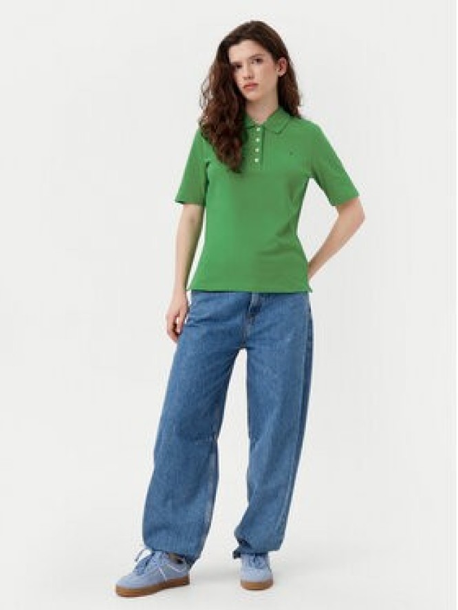 Tommy Hilfiger Polo 1985 WW0WW43224 Zielony Regular Fit