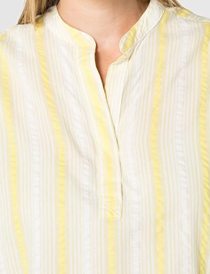 LEE ESSENTIAL BLOUSE DAMSKA KOSZULA MATERIAŁOWA W PASKI LIME JUICE L45VZQQI 112110651