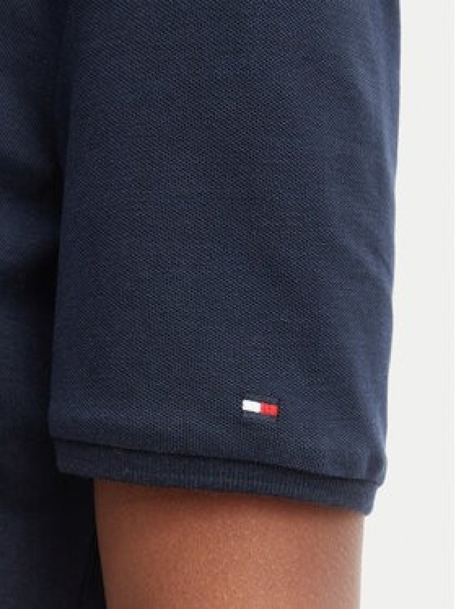 Tommy Hilfiger Polo WW0WW48720 Granatowy Relaxed Fit