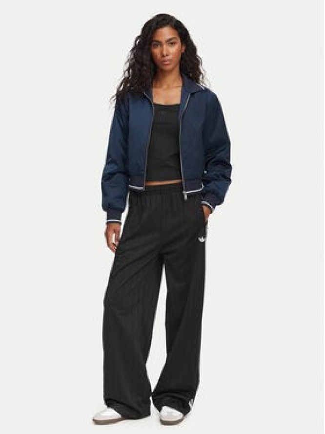 adidas Spodnie dresowe Pinstripe Firebird KS6787 Czarny Loose Fit