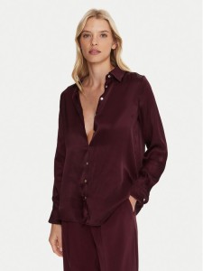 Marella Koszula Bunny 2523116015 Bordowy Regular Fit