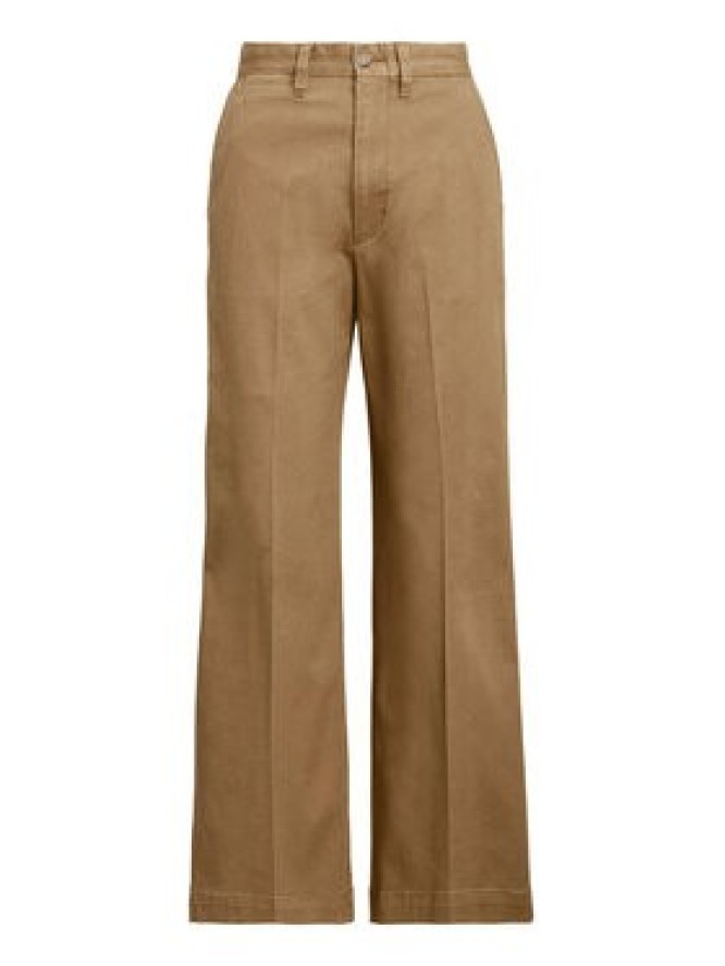 Polo Ralph Lauren Spodnie materiałowe 211873988001 Beżowy Wide Leg