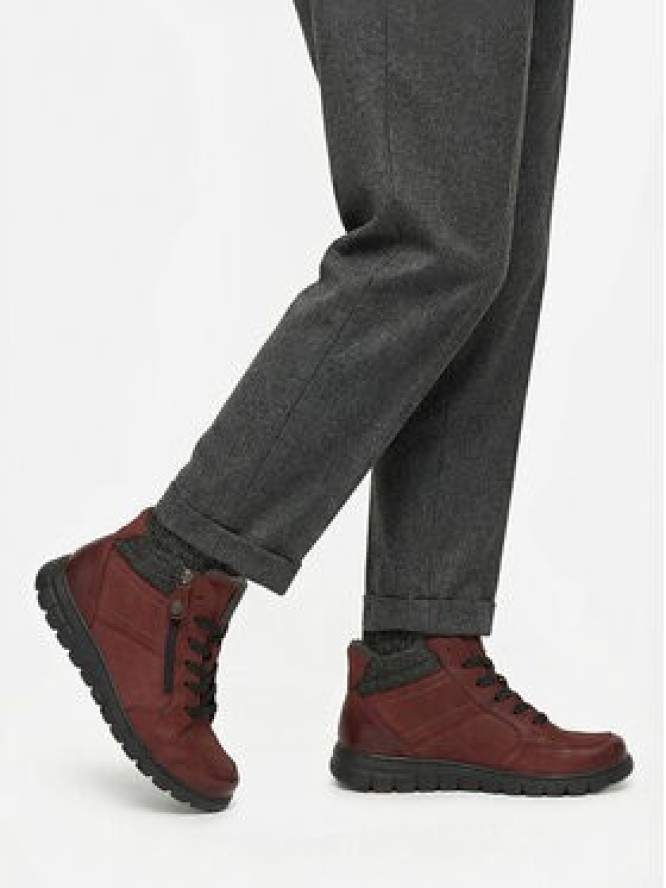 Go Soft Trzewiki CEO-WI23-GHANA-07 Bordowy