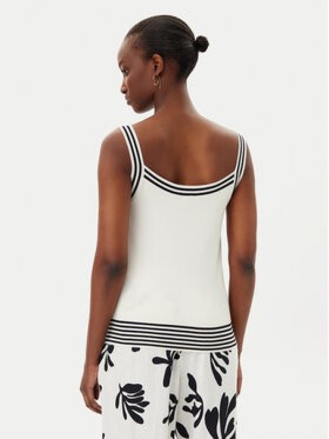 Marella Top Germana 2515361061 Écru Slim Fit