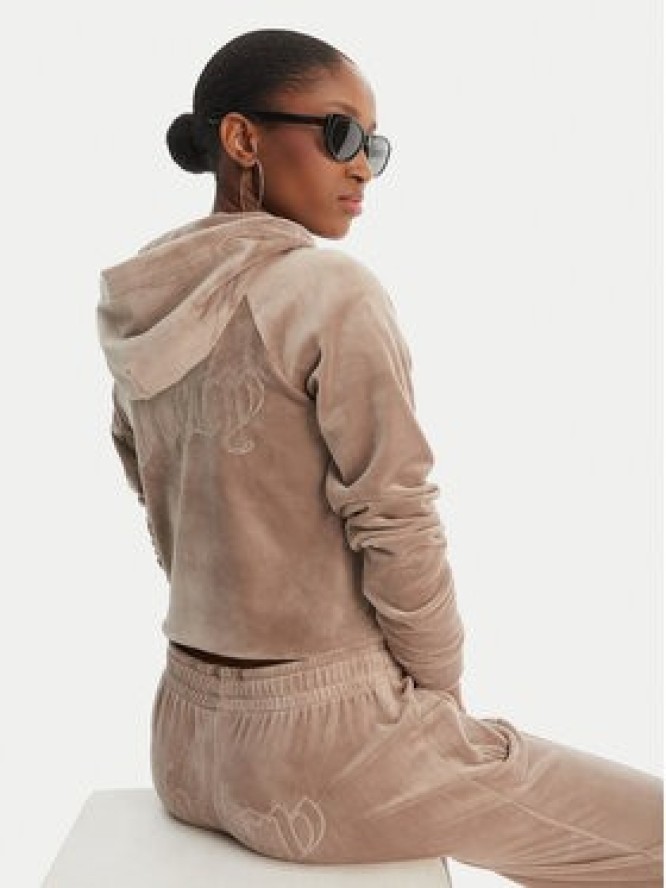 Juicy Couture Bluza Madison JCWAS126326 Beżowy Slim Fit