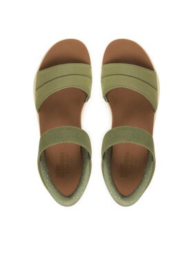 Skechers Sandały BOBS Sun Ray 114413/OLV Zielony