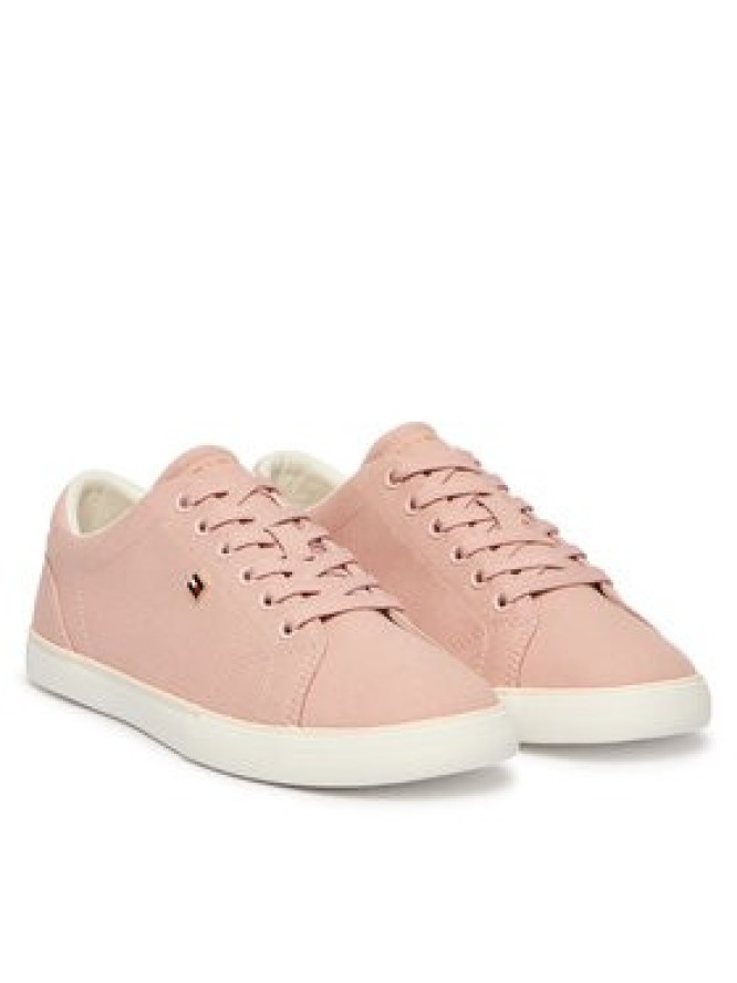 Tommy Hilfiger Tenisówki Th Low Profile Vulc Canvas FW0FW09102 Różowy