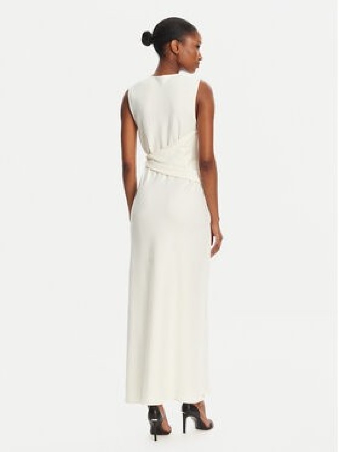 Marella Sukienka koktajlowa Titano 2513221053 Écru Regular Fit