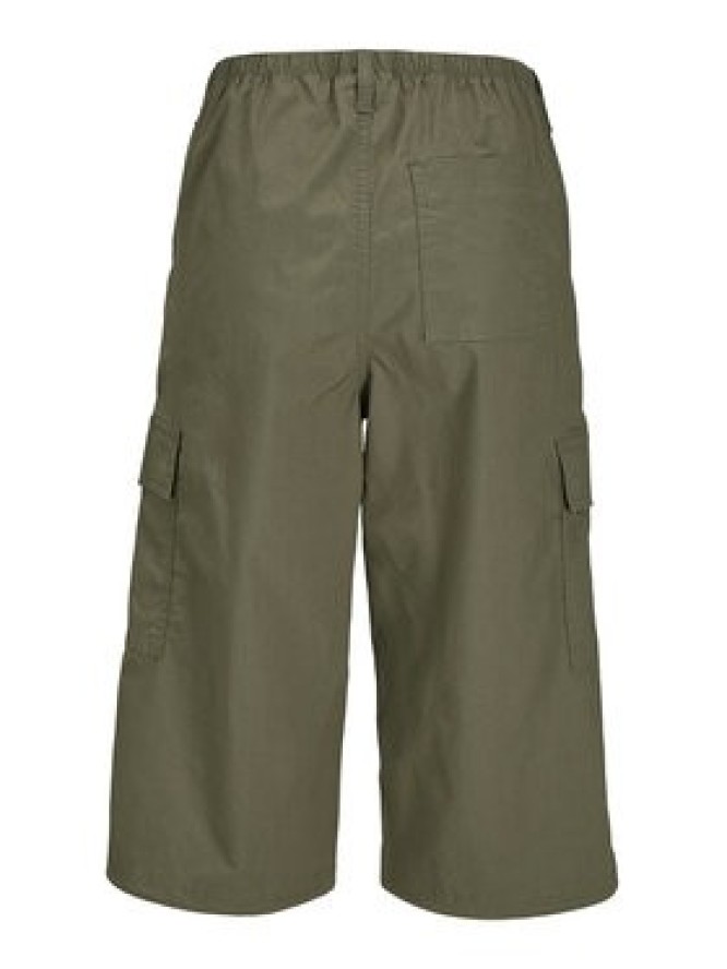 JJXX Spodnie capri Olga 12271698 Zielony Straight Fit