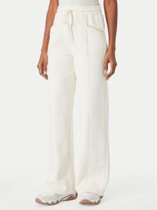 Guess Spodnie dresowe W6YB31 K5319 Kremowy Wide Leg