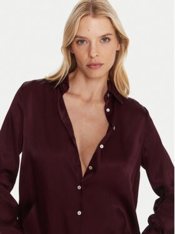 Marella Koszula Bunny 2523116015 Bordowy Regular Fit