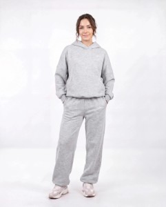 Komplet dresowy WINGS UNLEASH damski oversize bawełna GREY
