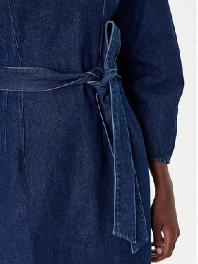 French Connection Sukienka jeansowa 71ZAQ Granatowy Regular Fit