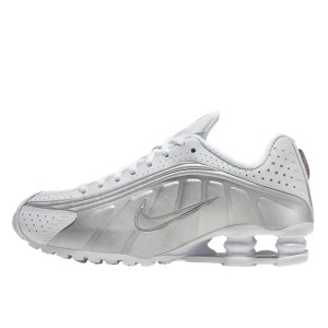 Buty do chodzenia dla dorosłych Nike Shox R4 White Metallic Silver (2019/2024)