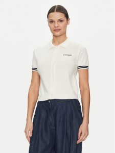 Guess Jeans Sweter W5GR03 Z3HO2 Écru Regular Fit