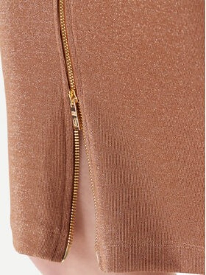 Just Cavalli Sukienka codzienna 79PAO905 J0251 Brązowy Slim Fit