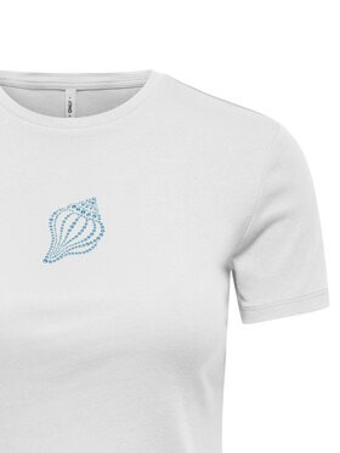 ONLY T-Shirt Kira 15346419 Biały Regular Fit