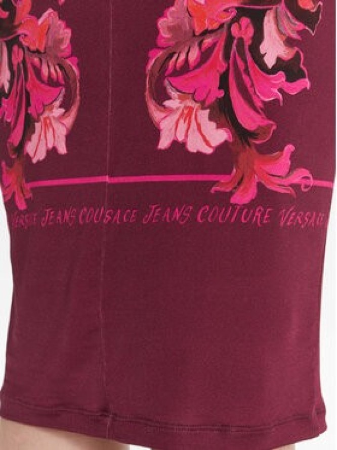 Versace Jeans Couture Sukienka codzienna 79HAO9P0 JS524 Fioletowy Slim Fit