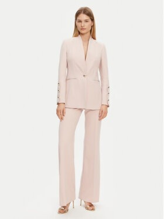 Rinascimento Marynarka CFC0122856003 Różowy Regular Fit