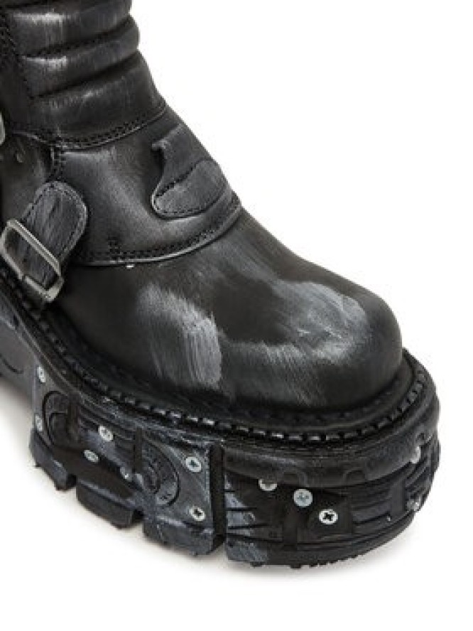 NEW ROCK Botki M-373SC-C1 Szary