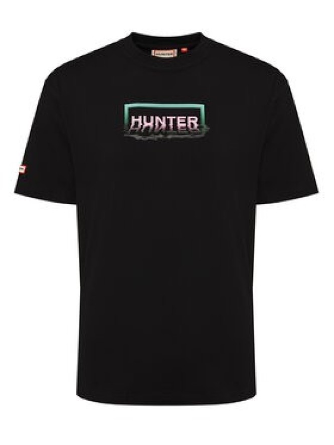 Hunter T-Shirt Abele UNISEX HARU0007251 Czarny Regular Fit