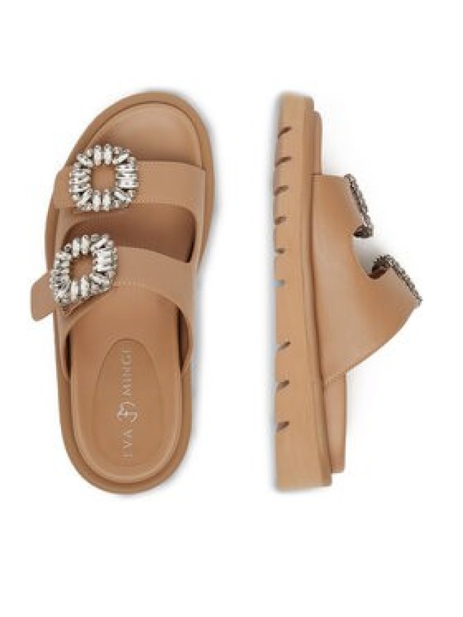 Eva Minge Klapki LILY-VII75-06-1 Beżowy