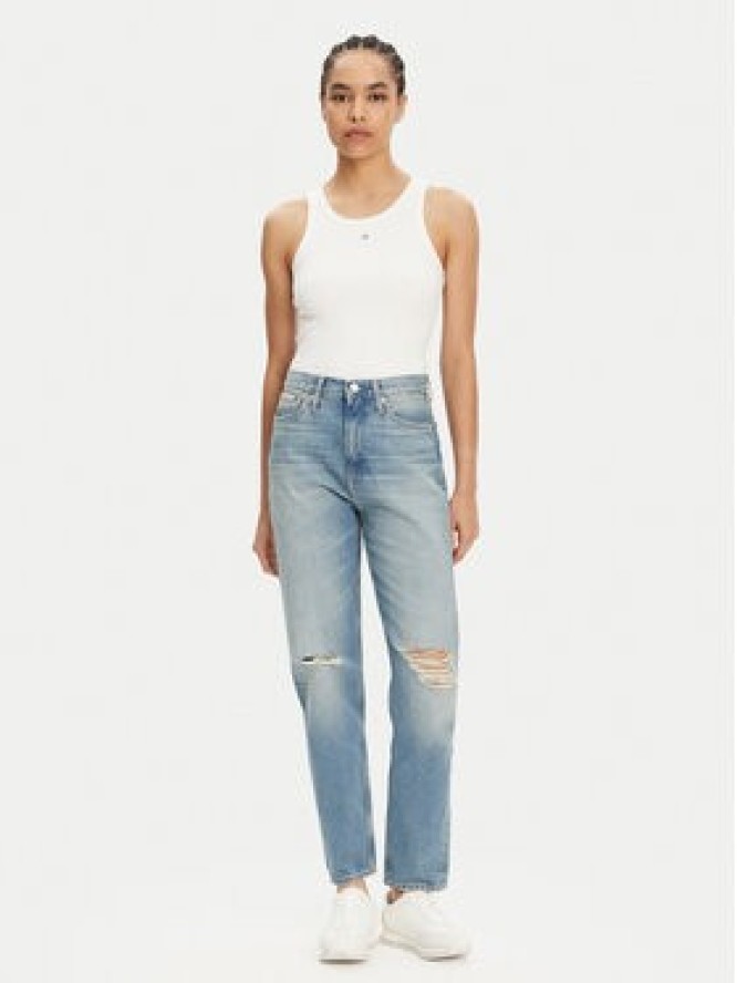 Calvin Klein Jeans Jeansy Authentic J20J225124 Niebieski Straight Fit