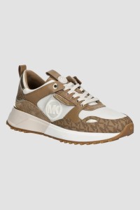 MICHAEL KORS Logowane sneakersy damskie Theo Trainer, Rozmiar 37