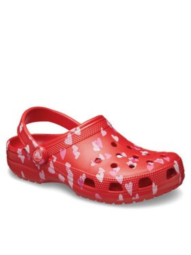 Crocs Klapki Classic Vday Clog 209682 Czerwony