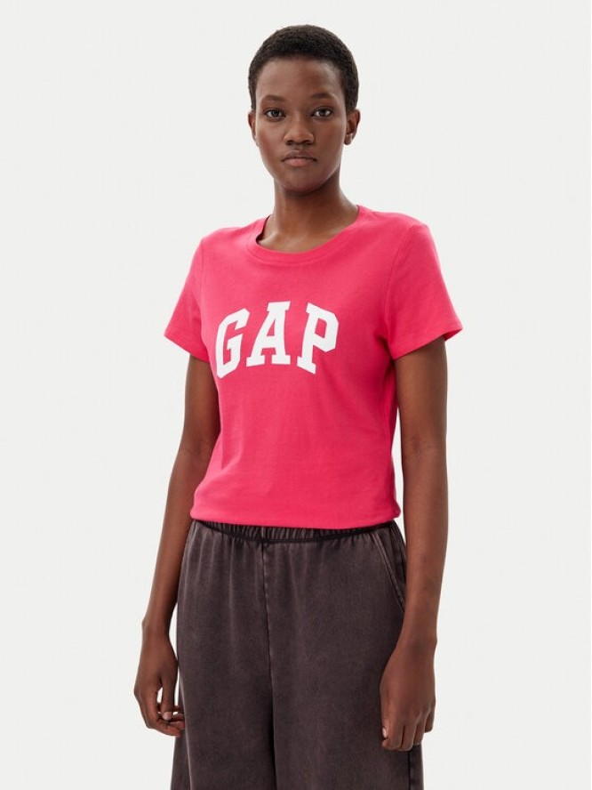 Gap T-Shirt 729555-08 Różowy Regular Fit