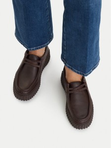 Clarks Półbuty Torhill Bee 26327768 Brązowy ciemny