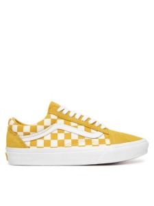 Vans Tenisówki Old Skool Checkerboard VN000DB3ZX71 Żółty