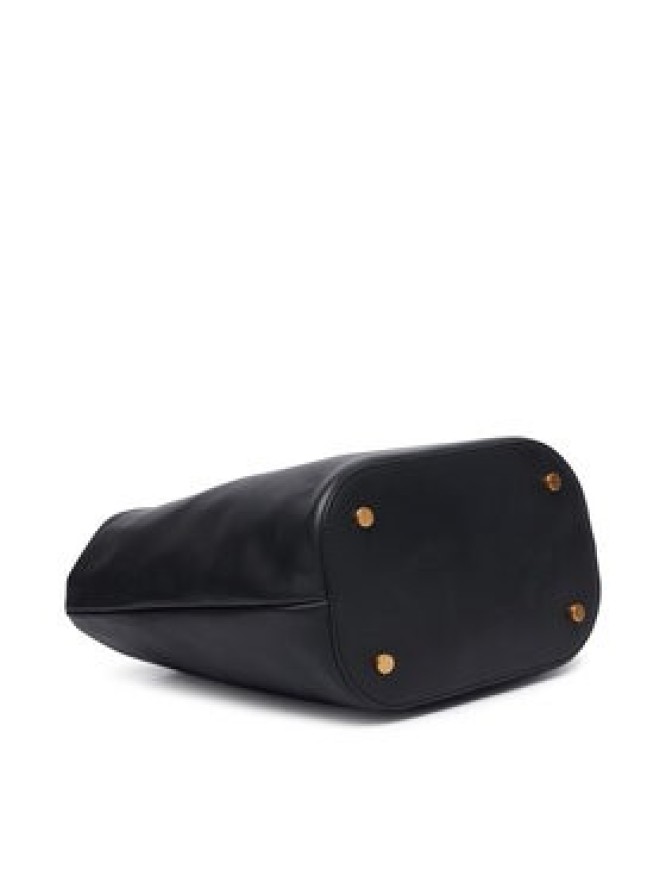 Tommy Hilfiger Torebka Th Marina Bucket Leather AW0AW18739 Czarny