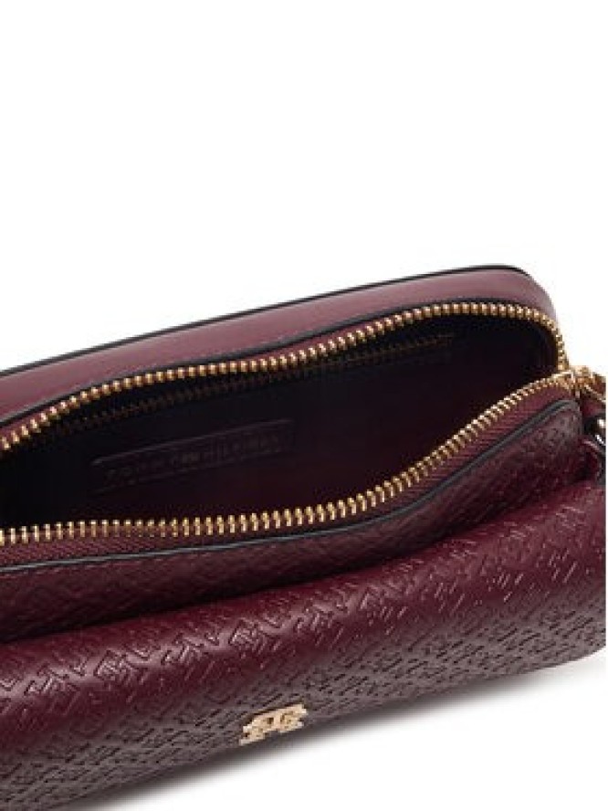 Tommy Hilfiger Torebka Th Icon Camera Bag Mono AW0AW18922 Bordowy