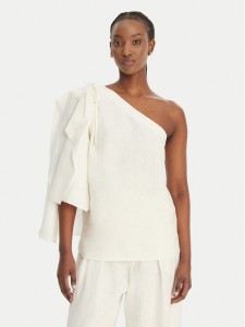 Eleh Bluzka SS260317 Biały Regular Fit