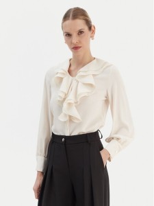 Rinascimento Koszula CFC0020157002 Écru Regular Fit