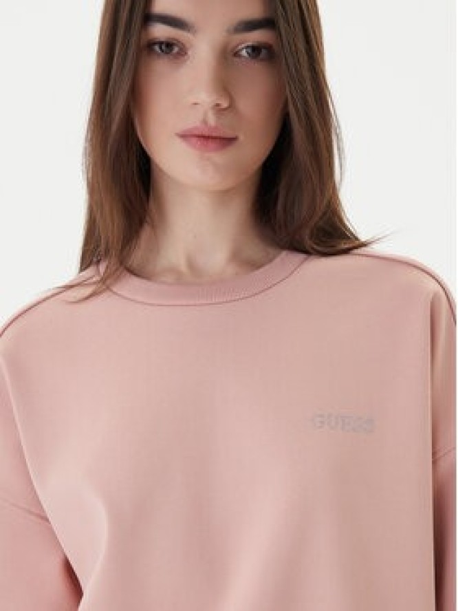 Guess Bluza V6RQ96 KCX22 Różowy Regular Fit