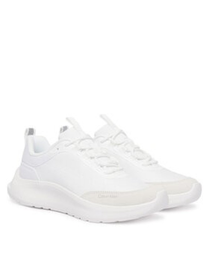 Calvin Klein Sneakersy Light Eva Runn Laceup Aop HW0HW03292 Biały