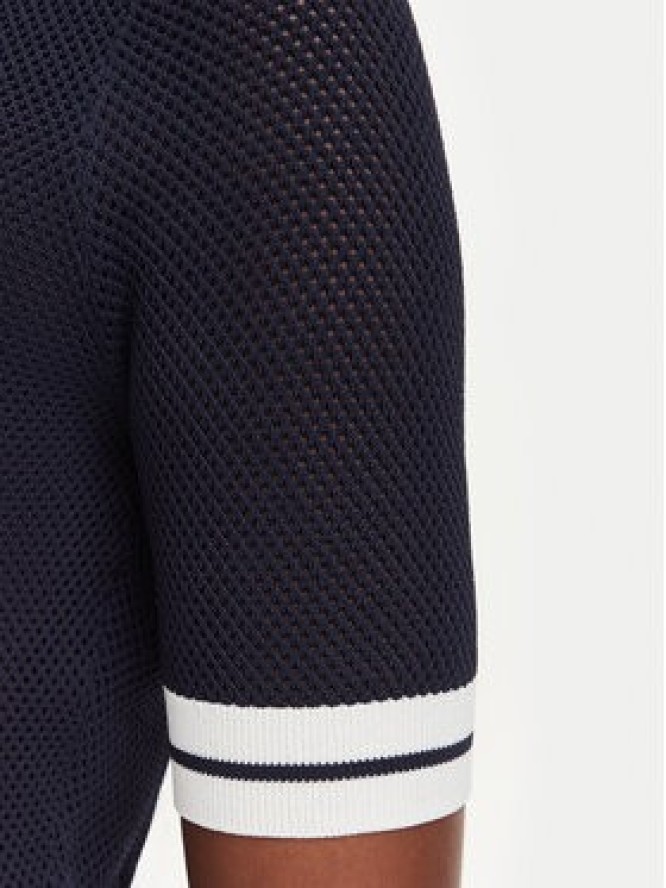 Guess Polo V6GR04 Z0725 Granatowy Regular Fit