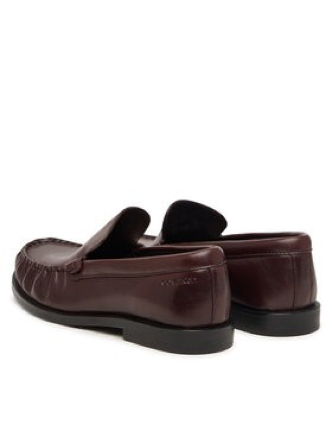 Calvin Klein Mokasyny Round Essential Loafer Lth HW0HW03195 Brązowy