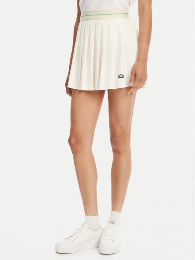 Ellesse Spódnica plisowana SGZ21968904 Écru Regular Fit