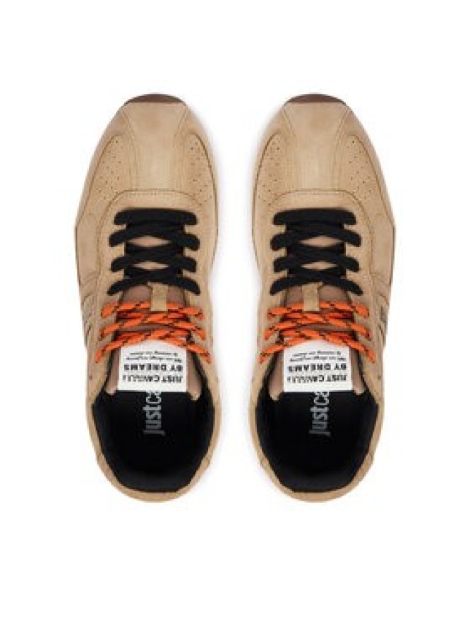 Just Cavalli Sneakersy 81RA3SF1 ZPC49 Beżowy