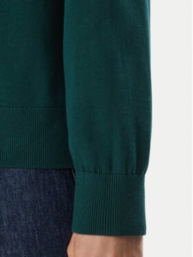 Tommy Jeans Sweter Essential DW0DW23360 Zielony ciemny Regular Fit