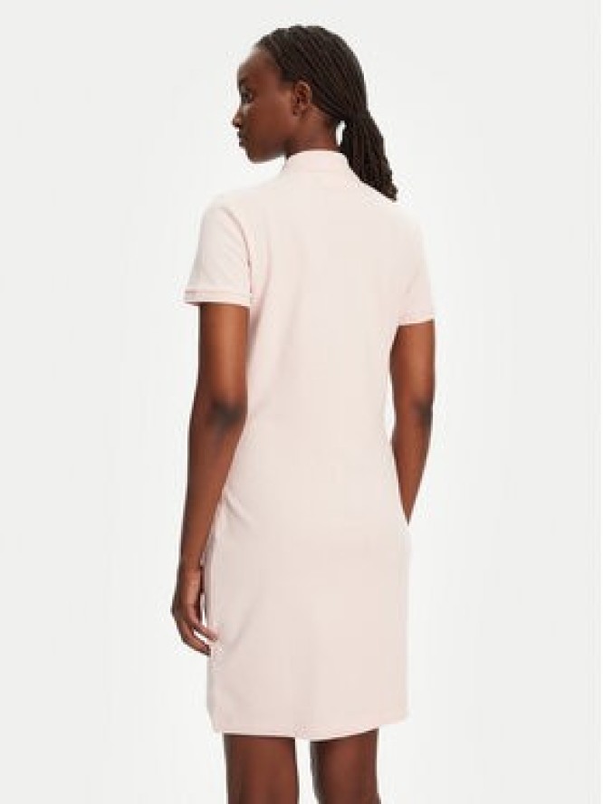Lacoste Sukienka codzienna EF5473 Różowy Slim Fit