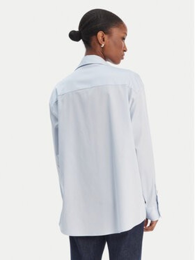 Guess Koszula W6RH57 WAF10 Błękitny Oversize