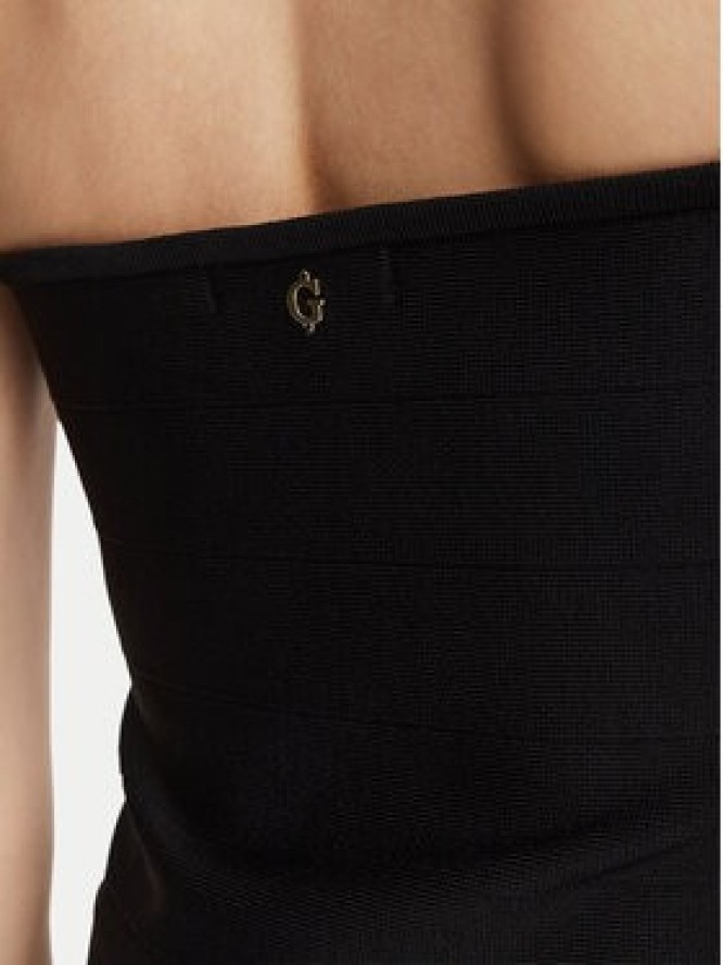Guess Top W6YR37 Z1042 Czarny Slim Fit