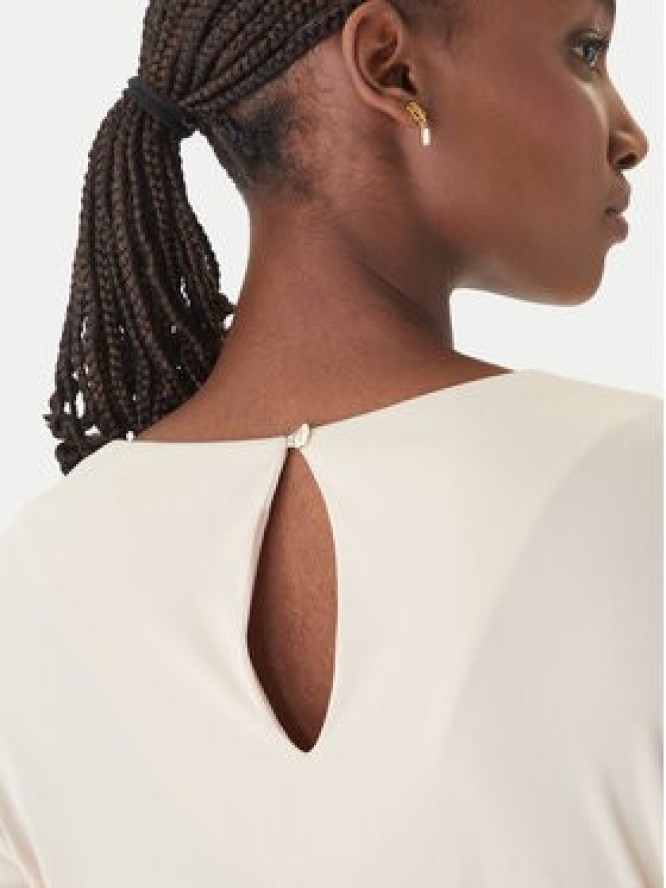 Rinascimento Bluzka CFC0127695003 Beżowy Slim Fit