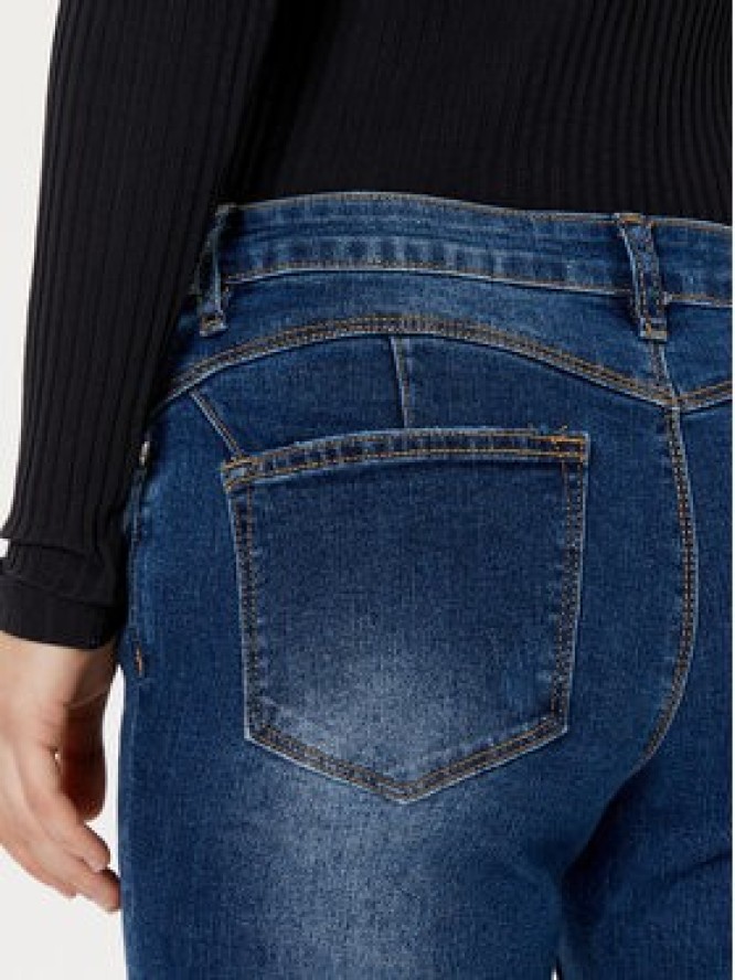 Please Jeansy P8361HOM31 Granatowy Skinny Fit