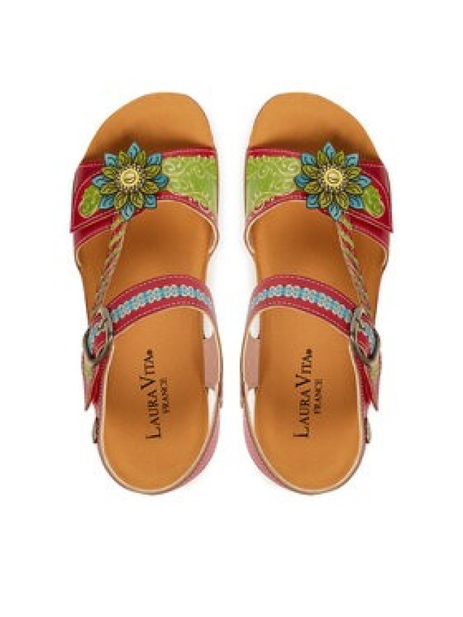 Laura Vita Sandały Facscineo 09 Czerwony